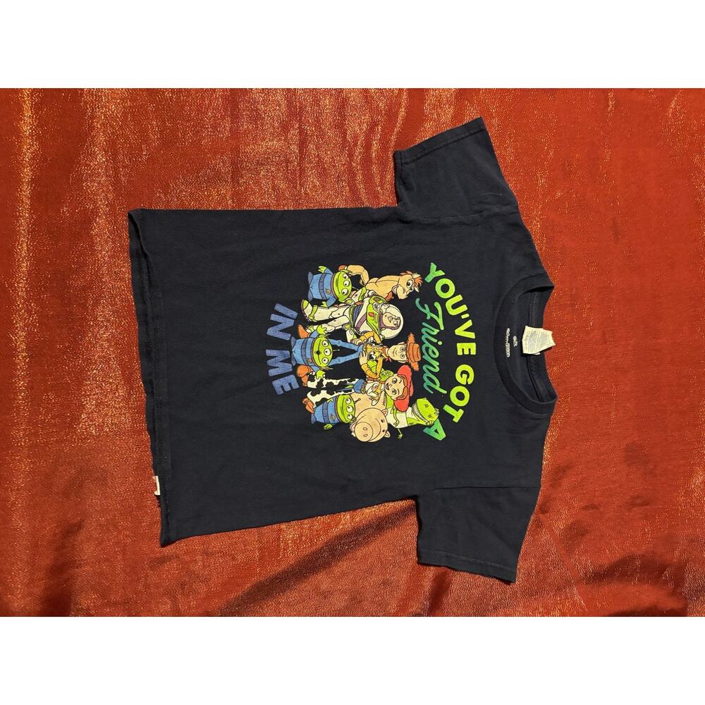 Disney Pixar Toy Story Shirt Kids S You've Got A Friend Navy Short Sleeve
